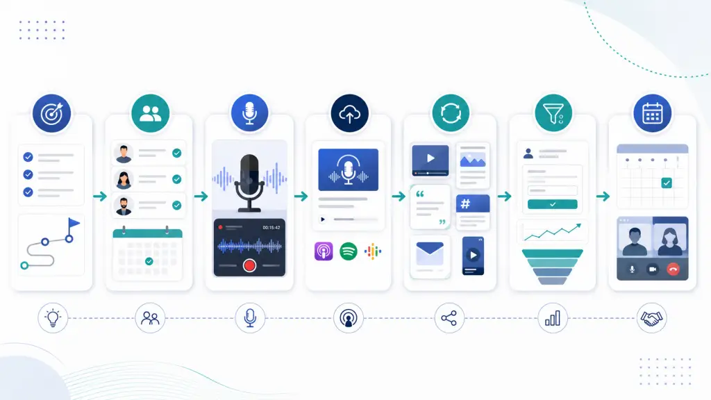 how to launch a B2B podcast