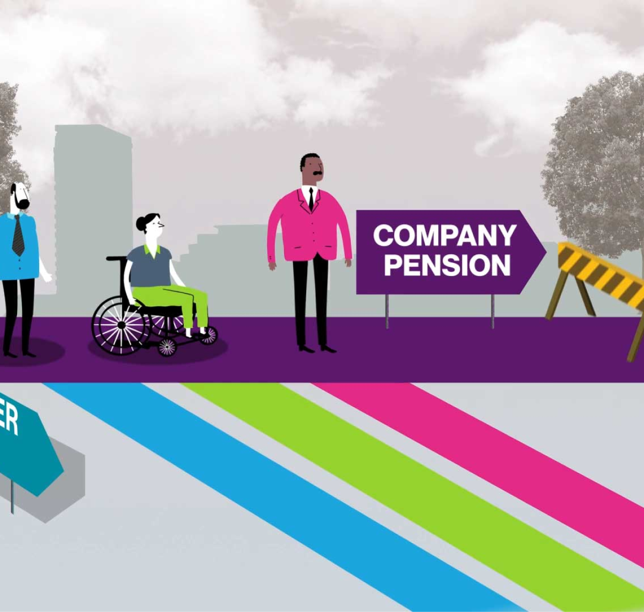 Pension explainer animation case study image