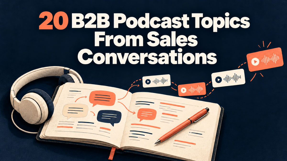 B2B podcast topics